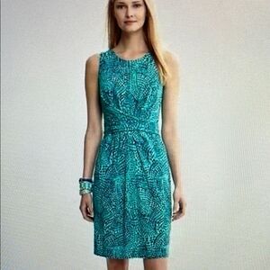 New! Banana Republic Issa London Sleeveless Dress Blue Size 12